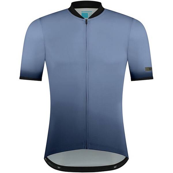 Thumbnail - SHIMANO EVOLVE Avventura Short Sleeves Jersey, Indigo Blue