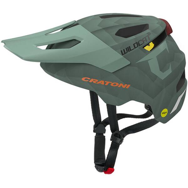 Thumbnail - CRATONI Kinder-/Jugendhelm "WildCat MIPS", salbeigrün