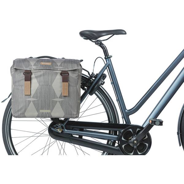 Thumbnail - BASIL Doppelpacktasche Elegance MIK 2.0, grau