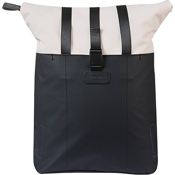 Thumbnail - BASIL Fahrrad-Umhängetasche Vive MIK Hooks, creme/schwarz