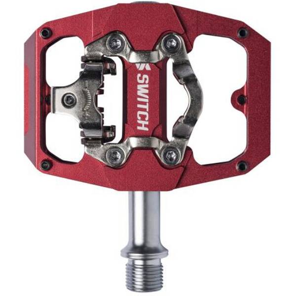 Thumbnail - GIST MTB-Fahrradpedal SWITCH CRANK FLIP, rot