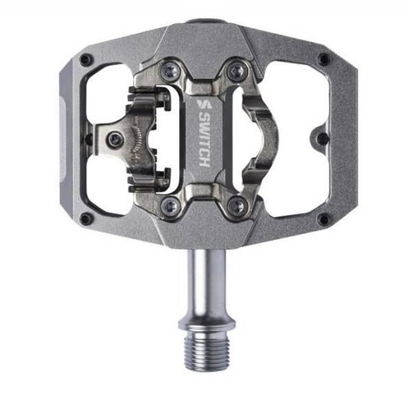 Thumbnail - GIST MTB-Fahrradpedal SWITCH CRANK FLIP, silber