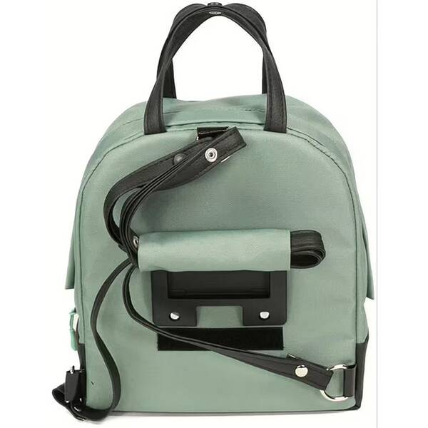 Thumbnail - HABERLAND Lenkertasche / Rucksack "Bella" , salbei