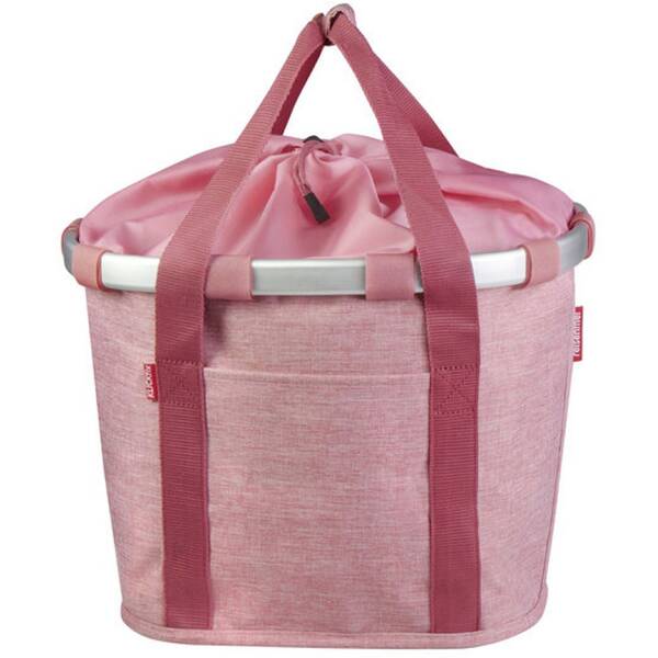Thumbnail - KLICKFIX Vorderradkorb "Bike Basket TWIST" , rosa