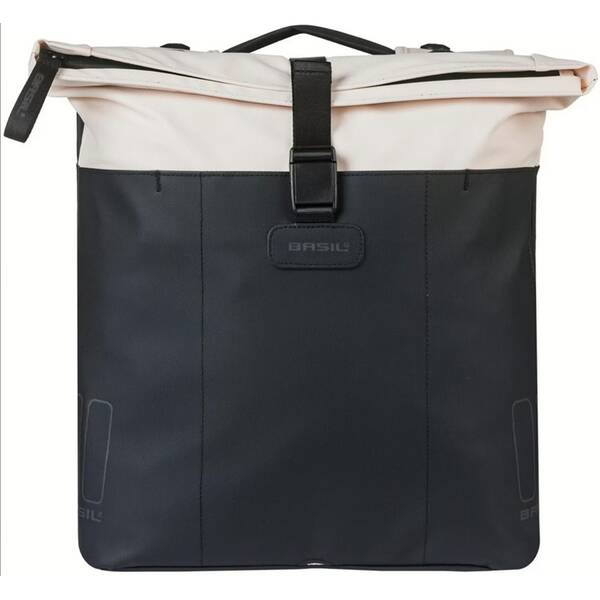 Thumbnail - BASIL Fahrrad-Doppeltasche "Vive MIK 2.0", schwarz / cremefarben