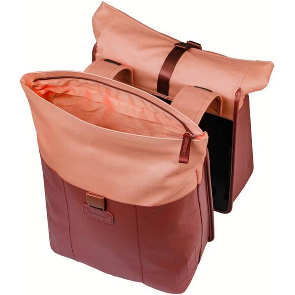 Thumbnail - BASIL Fahrrad-Doppeltasche "Vive", rot