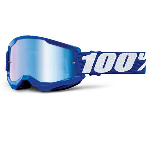 Thumbnail - 100PERCENT MTB-Brille Goggle Strata 2 - Mirror Lens, blau