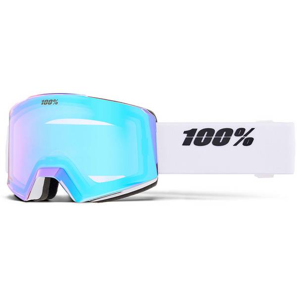 Thumbnail - 100PERCENT Skibrille Snow Goggle NORG HiPER,White- Mirror Black Lens