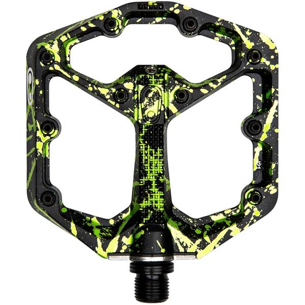 Thumbnail - CRANKBROTHERS MTB- Plattform-Pedal Stamp 7 Small, Splatter Limited Edition, lime