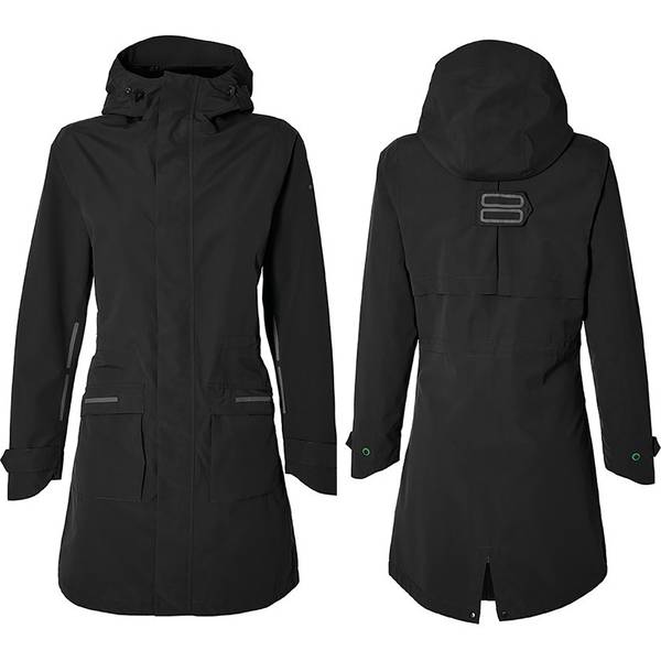 Thumbnail - BASIL Fahrrad Regenparka Mosse Damen schwarz