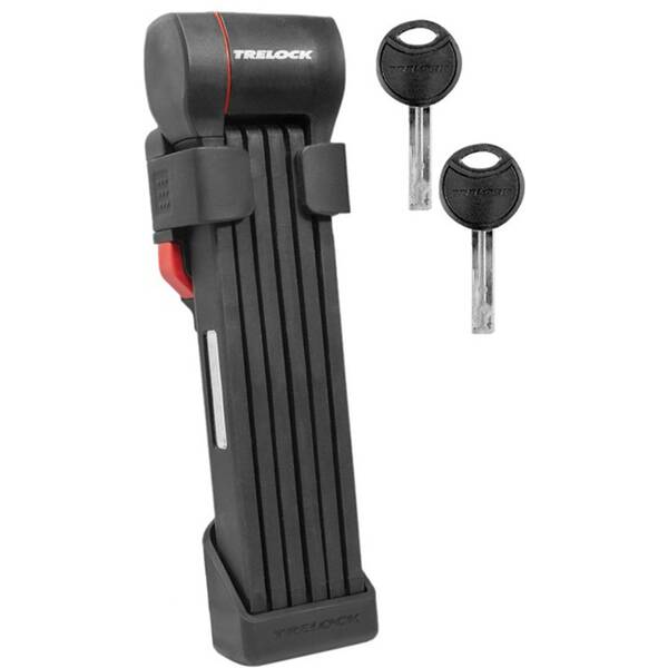Thumbnail - TRELOCK Faltschloss FS 480 COPS X-Press Twin, Länge 100cm, schwarz