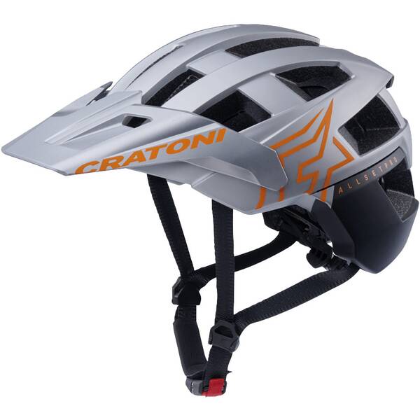 Thumbnail - CRATONI MTB - Fahrradhelm AllSet Pro silber/orange matt