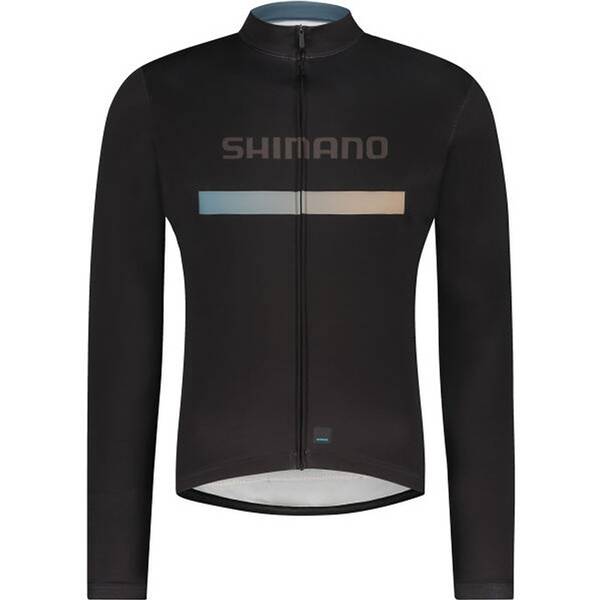 Thumbnail - SHIMANO VERTEX Long Sleeves Jersey Printed, Black