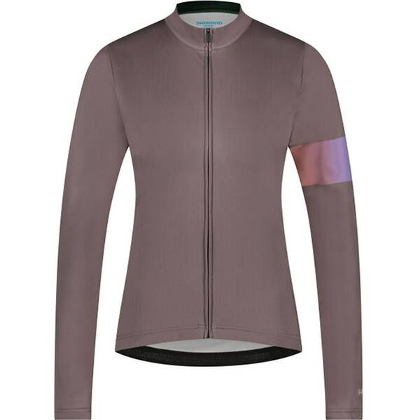 Thumbnail - SHIMANO VERTEX Long Sleeves Jersey Printed, Smoky Topaz