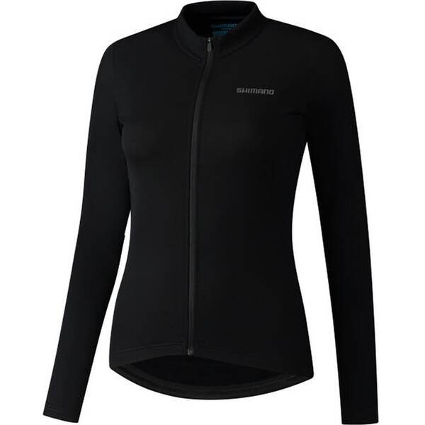 Thumbnail - SHIMANO Woman's ELEMENT Long Sleeve Jersey, black