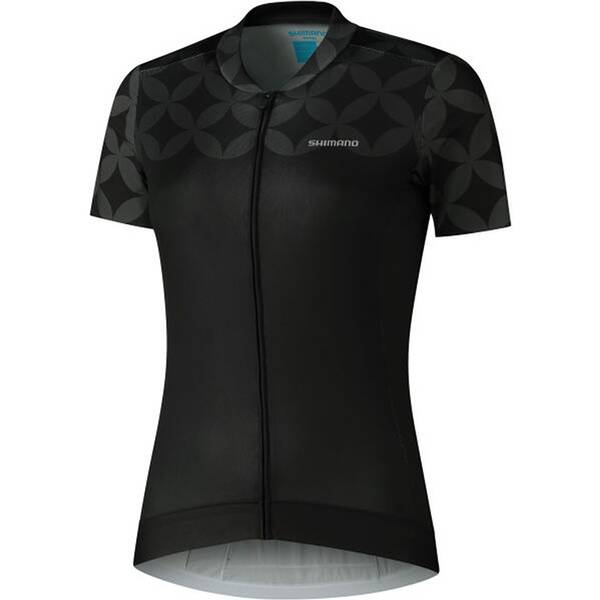Thumbnail - SHIMANO W's SAGAMI Short Sleeve Zip Jersey Black