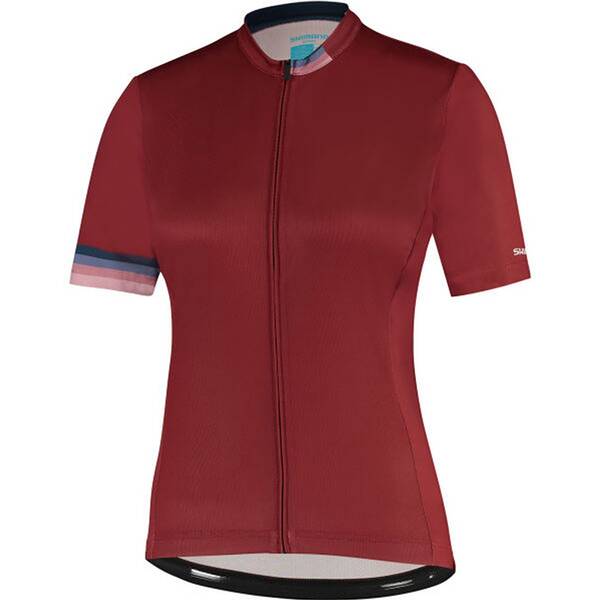 Thumbnail - SHIMANO W's MIZUKI Short Sleeve Jersey, Matte Brown