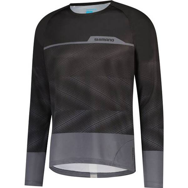 Thumbnail - SHIMANO MYOKO L.S. Long Sleeve Jersey, Black