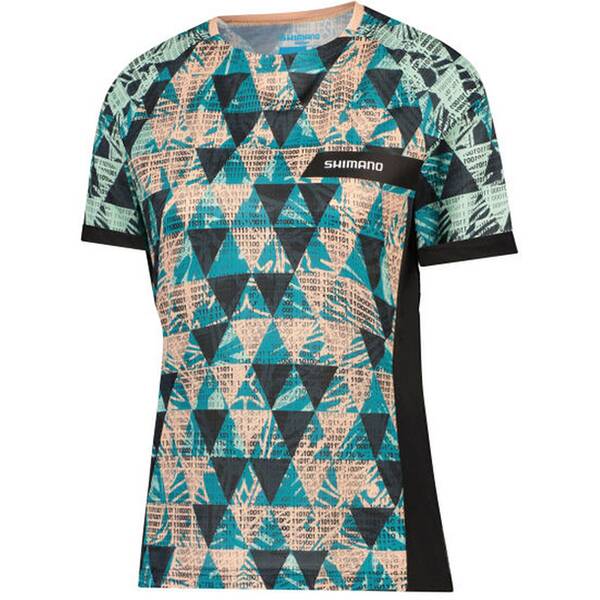 Thumbnail - SHIMANO Woman's SAIKO Short Sleeve Jersey, Transparent Green