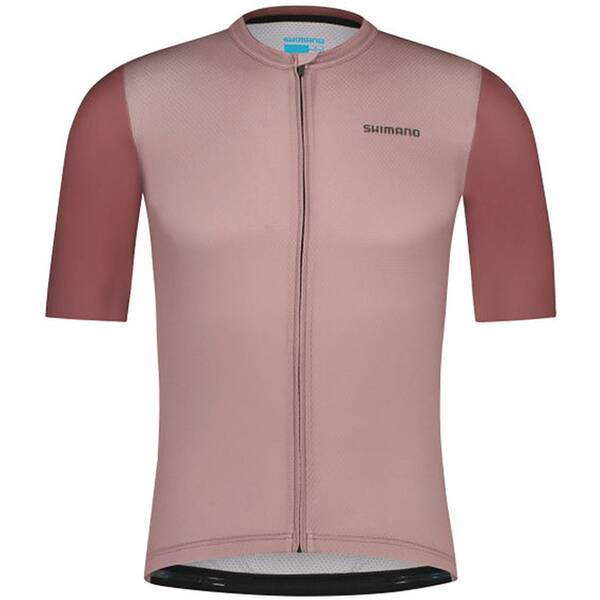 Thumbnail - SHIMANO ARIA Short Sleeve Jersey, Metallic Maroon