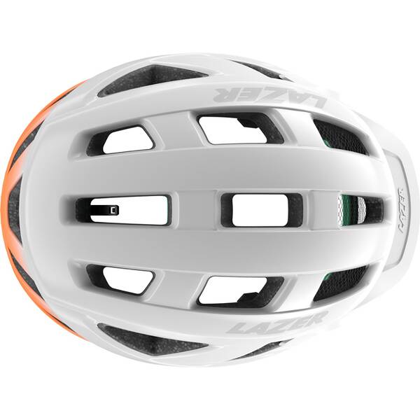 Thumbnail - LAZER Fahrradhelm Cerro KinetiCore, White Flash Orange