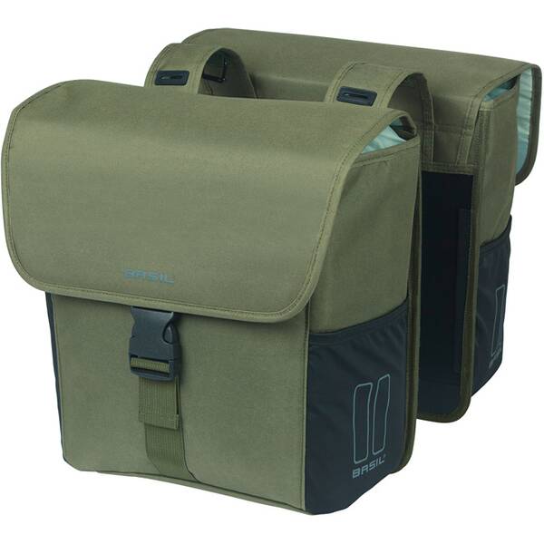 Thumbnail - BASIL Doppelpacktasche Go, dunkelgrün