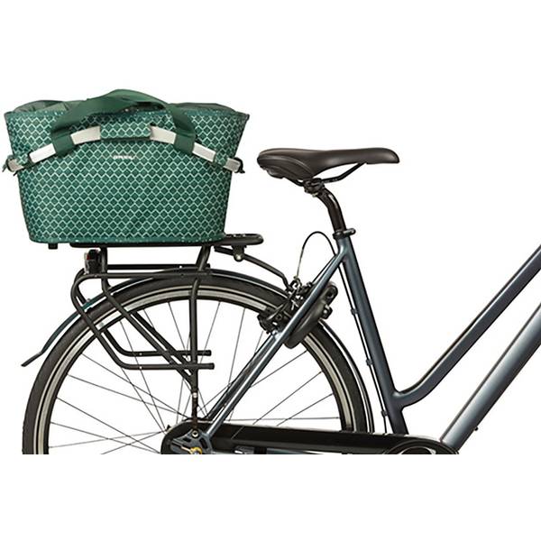 Thumbnail - BASIL Hinterradkorb Flair Carry All MIK, grün