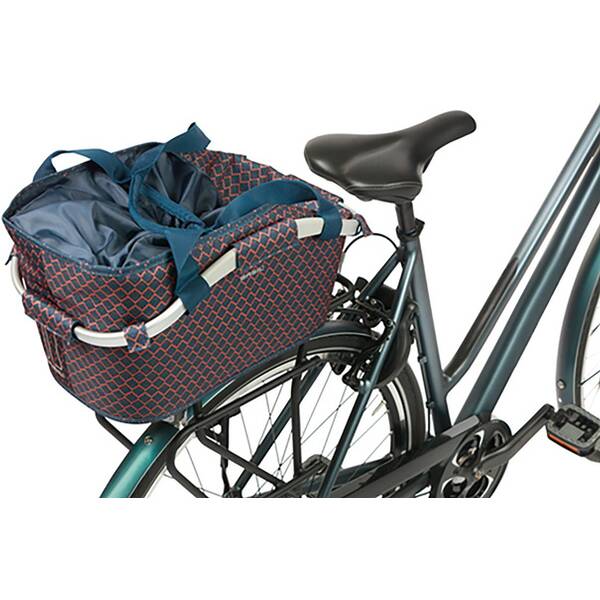 Thumbnail - BASIL Hinterradkorb Flair Carry All MIK, blau