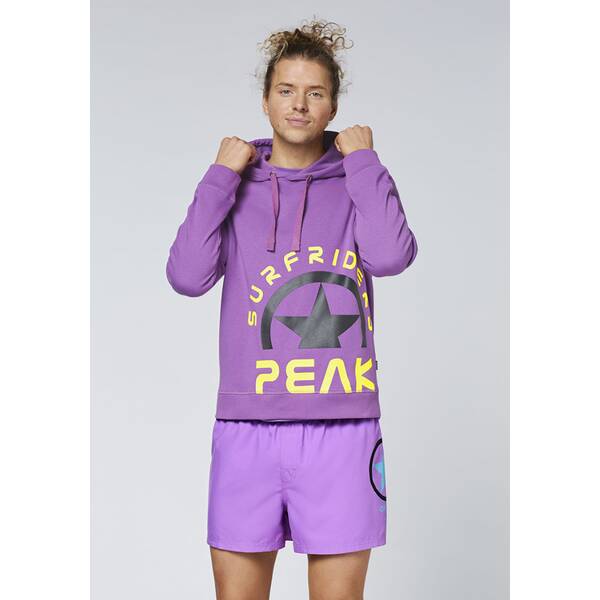 Thumbnail - CHIEMSEE Kapuzenpullover im freshen Farbdesign mit Print