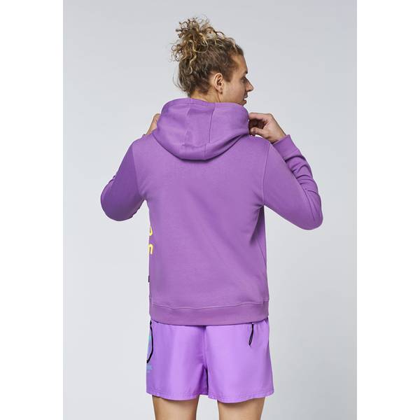 Thumbnail - CHIEMSEE Kapuzenpullover im freshen Farbdesign mit Print