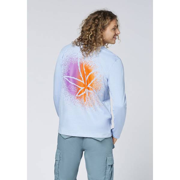 Thumbnail - CHIEMSEE Langarmshirt mit Print in Spray-Optik