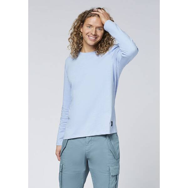 Thumbnail - CHIEMSEE Langarmshirt mit Print in Spray-Optik