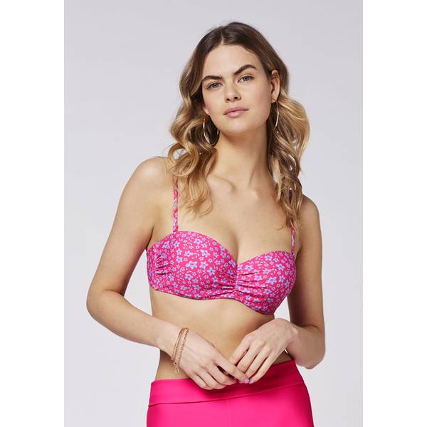 Thumbnail - CHIEMSEE Bikini-Oberteil im gemusterten Bandeau-Design