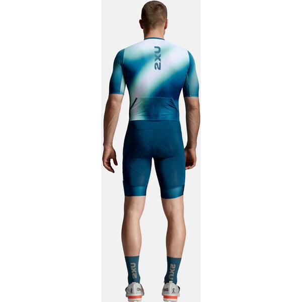 Thumbnail - 2XU Triathonanzug Aero Hex Sleeved Trisuit