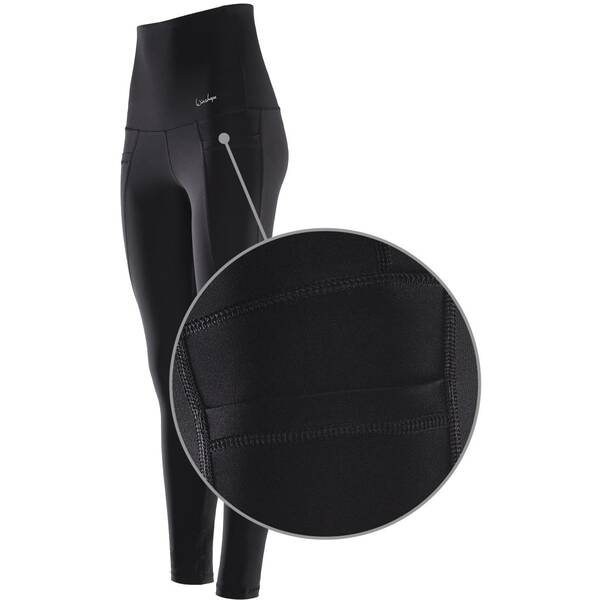 Thumbnail - WINSHAPE Damen Functional Power Shape High Waist Tights mit drei Taschen HWL114
