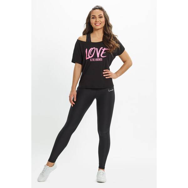 Thumbnail - WINSHAPE Damen Kurzarmshirt Ultra Light mit Glitzer-Druck MCT002