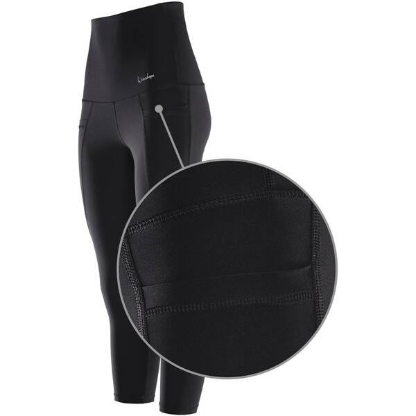 Thumbnail - WINSHAPE Damen Functional Power Shape High Waist 7/8-Tights mit drei Taschen HWL314