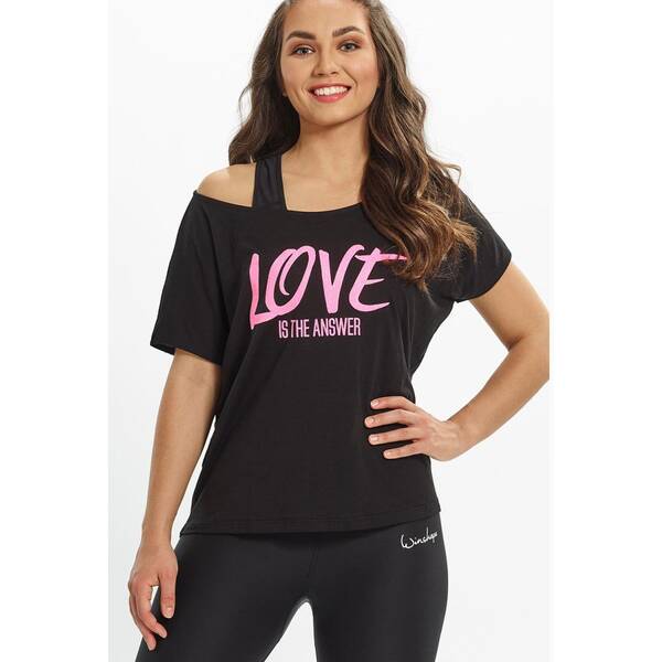 Thumbnail - WINSHAPE Damen Kurzarmshirt Ultra Light mit Glitzer-Druck MCT002