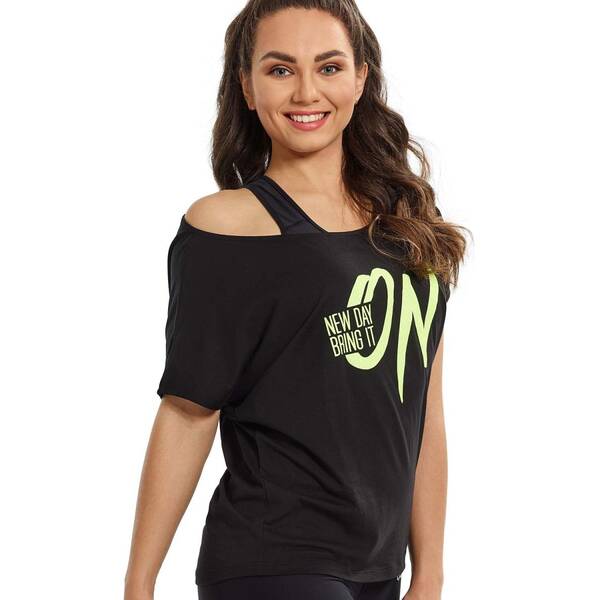 Thumbnail - WINSHAPE Damen Kurzarmshirt Ultra Light mit Glitzer-Druck MCT002