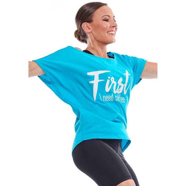 Thumbnail - WINSHAPE Damen Kurzarmshirt Ultra Light mit Glitzer-Aufdruck MCT002