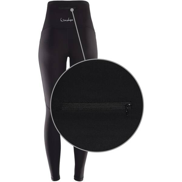 Thumbnail - WINSHAPE Damen Functional Comfort High Waist Tights mit drei taschen HWL115C