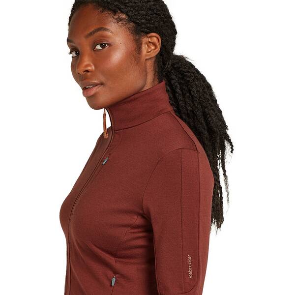 Thumbnail - ICEBREAKER Icebreaker Damen Kleid Mer 260 Quantum IV LS Zip