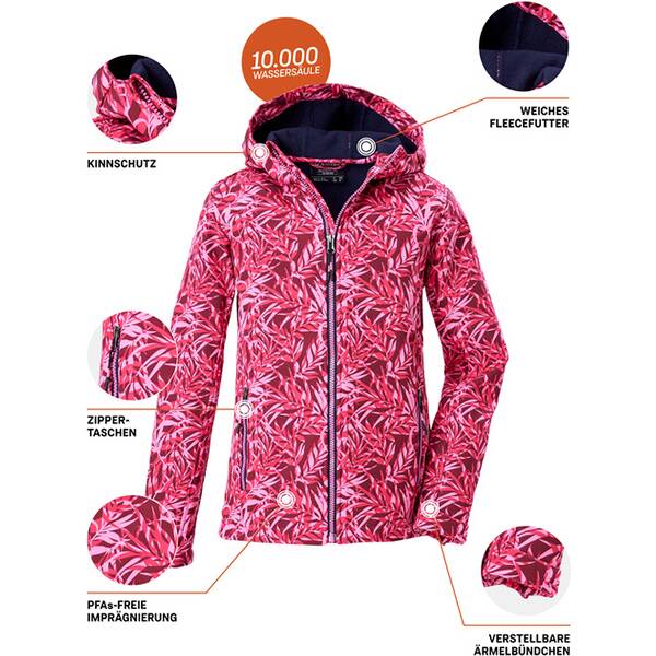 Thumbnail - KILLTEC killtec Mädchen Kinder Funktionsjacke Print