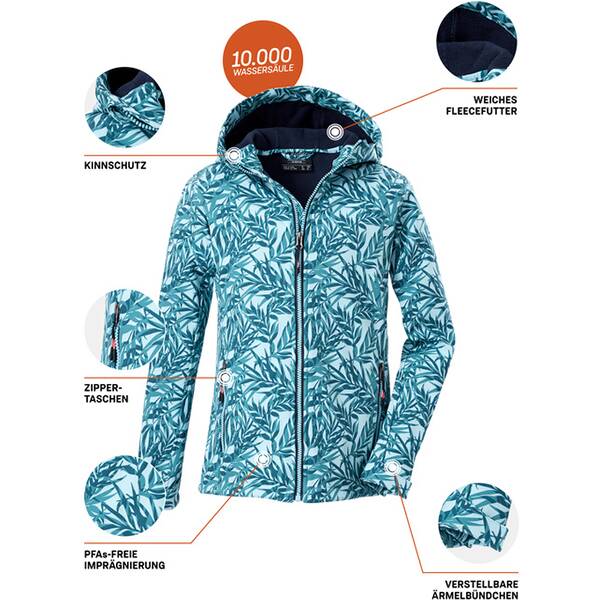 Thumbnail - KILLTEC killtec Mädchen Kinder Funktionsjacke Print