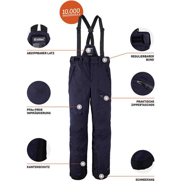 Thumbnail - KILLTEC killtec Jungen Kinder Latzhose Boys 242
