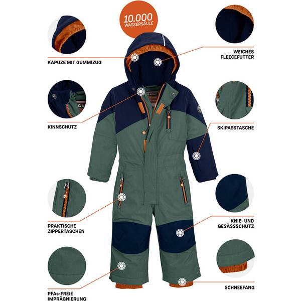 Thumbnail - KILLTEC killtec Minis Overall mit Oberteil Kesley Mini