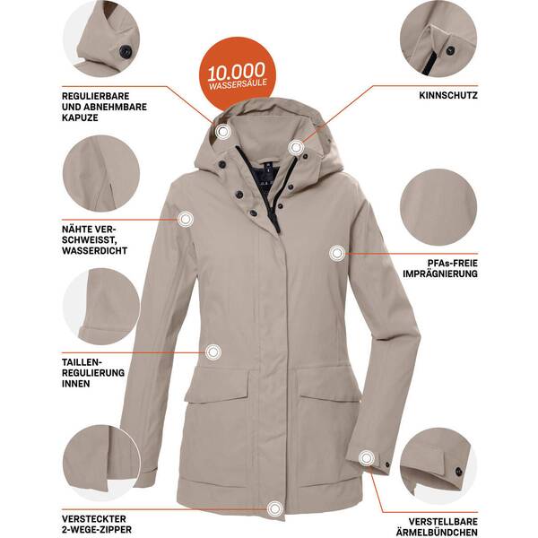 Thumbnail - GIGA DX G.I.G.A. DX by killtec Damen GS 54 WMN JCKT