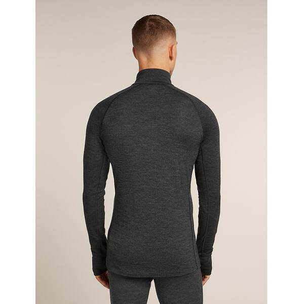 Thumbnail - ICEBREAKER Icebreaker Herren Unterhemden ku.Arm He/Uni Men Merino 260 ZoneKnit LS Half Zi
