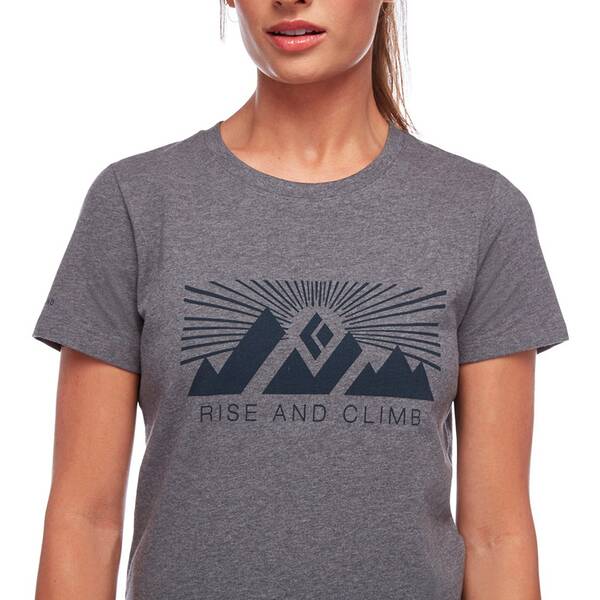 Thumbnail - BLACK DIAMOND Black Diamond Damen T-Shirt W RISE AND CLIMB TEE
