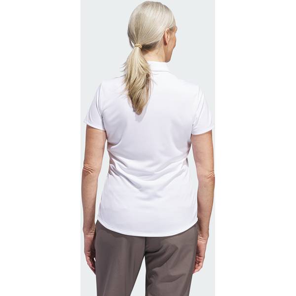 Thumbnail - ADIDAS Women's Solid Performance Short Sleeve Polo Shirt